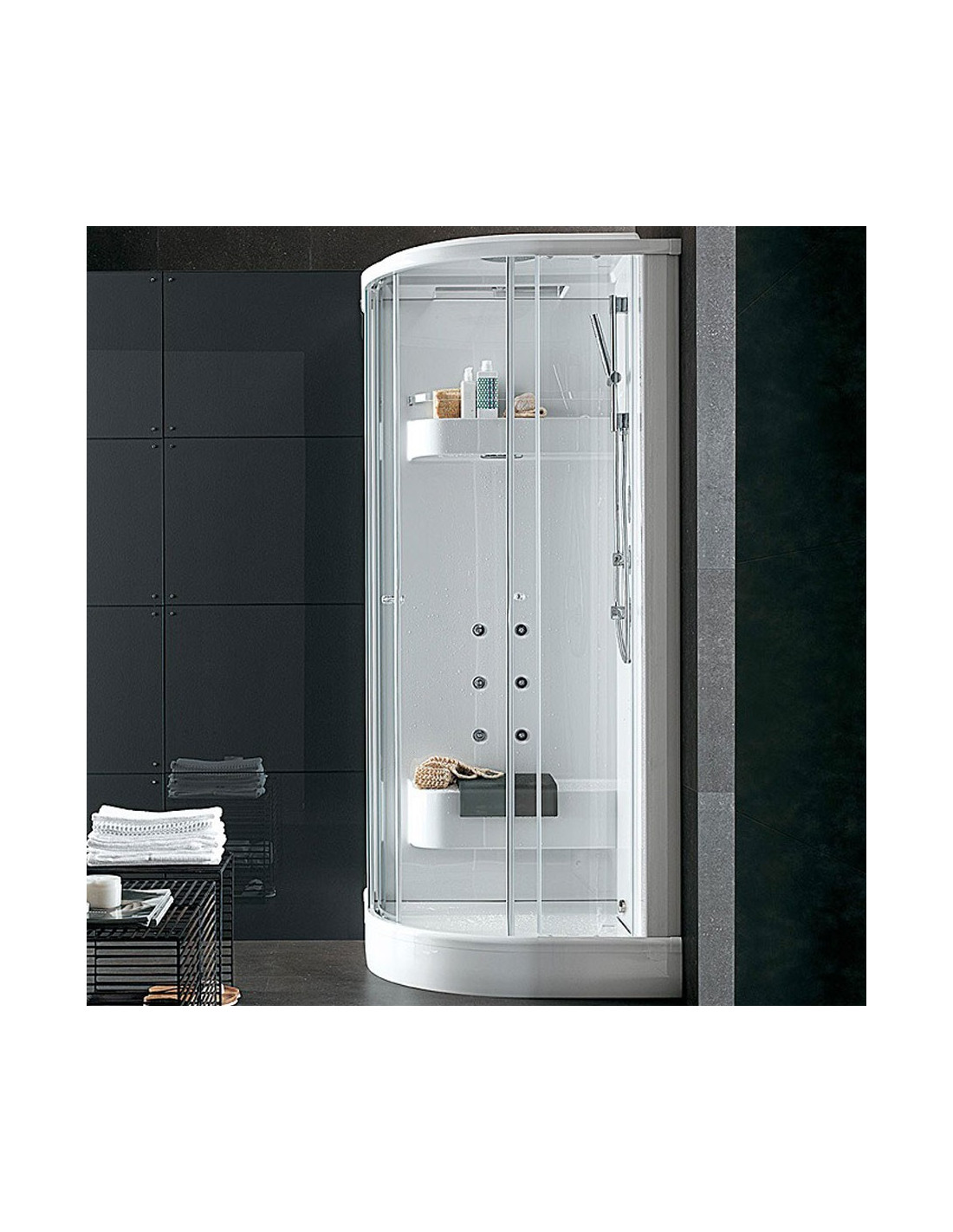 doccia cabina quaranta ceramiche rubinetteria termostatica