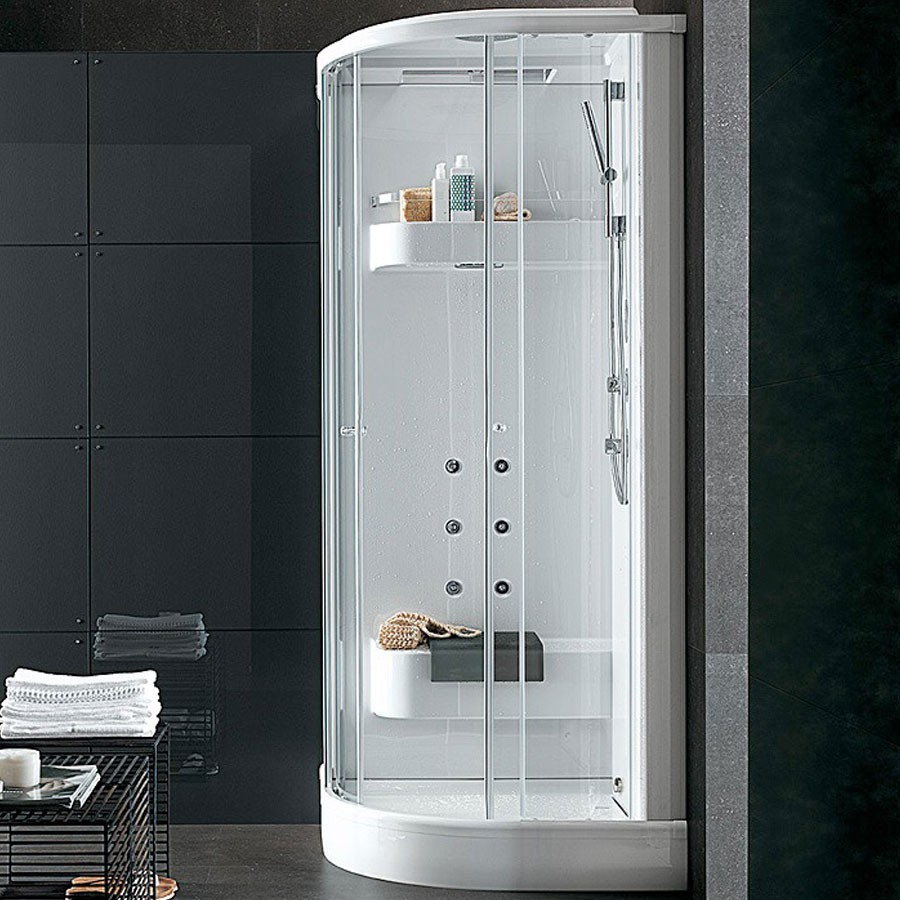 Doccia, cabina doccia, quaranta ceramiche, rubinetteria termostatica Doccia con bagno turco prezzi
