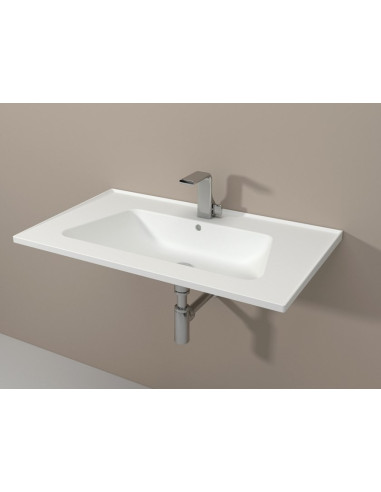 Flaminia Bloom 70 lavabo a consolle sospeso