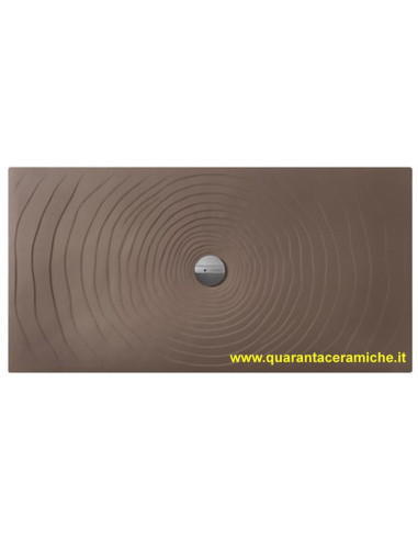 Flaminia piatto doccia water drop 80x120 fango H5,5 cm