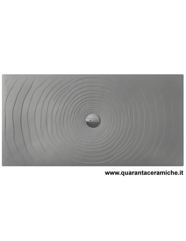 Flaminia piatto doccia water drop 80x120 grigio lava H5,5 cm