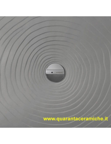 Flaminia piatto doccia water drop 80x120 grigio lava H5,5 cm