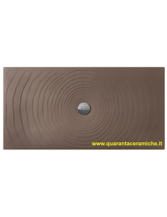 Flaminia piatto doccia water drop 80x140 fango H5,5 cm
