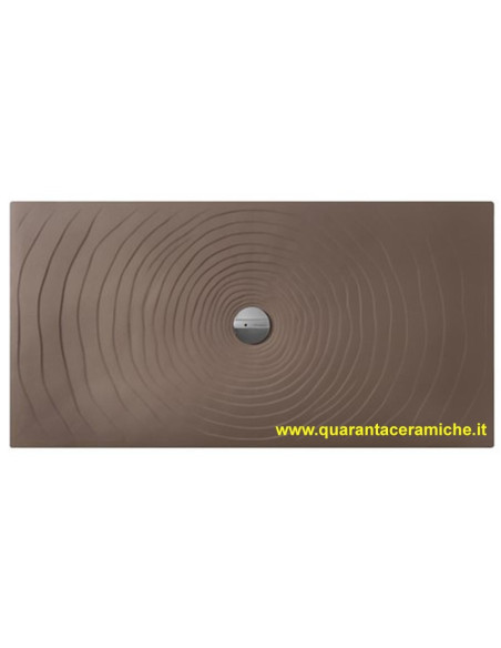 Flaminia piatto doccia water drop 80x140 fango H5,5 cm