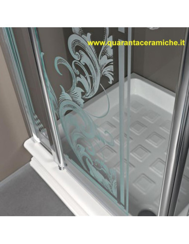 Kerasan Retrò piatto doccia 80x120 sx semicircolare