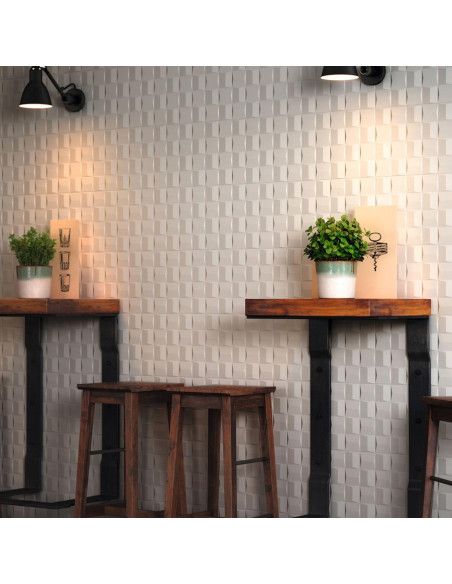 RIVESTIMENTO MARAZZI ABSOLUTE WHITE CUBE LUX 25X76