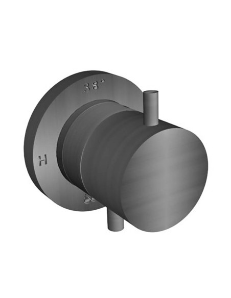 Bongio TIME2020 BASIC deviatore incasso 2 uscite in acciaio inox 916