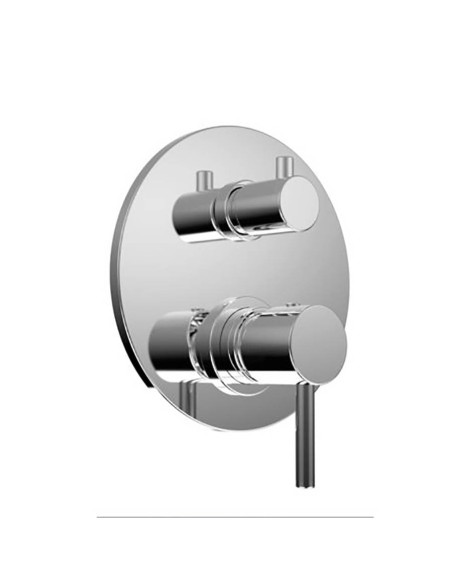 Bongio ON Miscelatore incasso con deviatore meccanico a 3 uscite