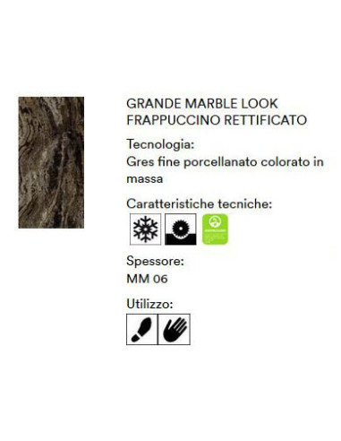 MARAZZI GRANDE MARBLE LOOK FRAPPUCCINO 120X120