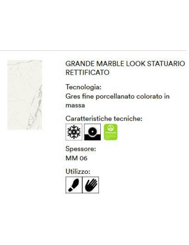 MARAZZI GRANDE MARBLE LOOK STATUARIO 120X120
