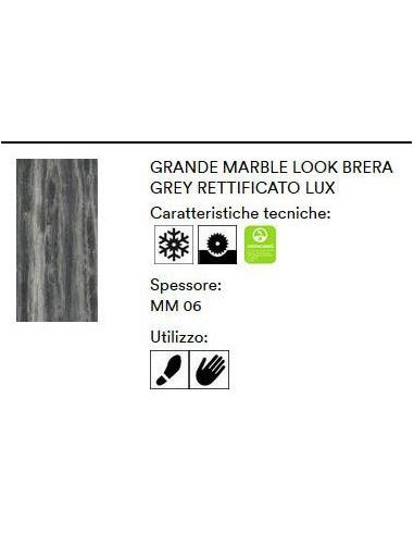 MARAZZI GRANDE MARBLE LOOK BRERA GREY LUX 120X120