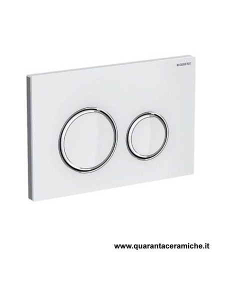 Placca di comando Geberit Sigma 21 Vetro Bianco
