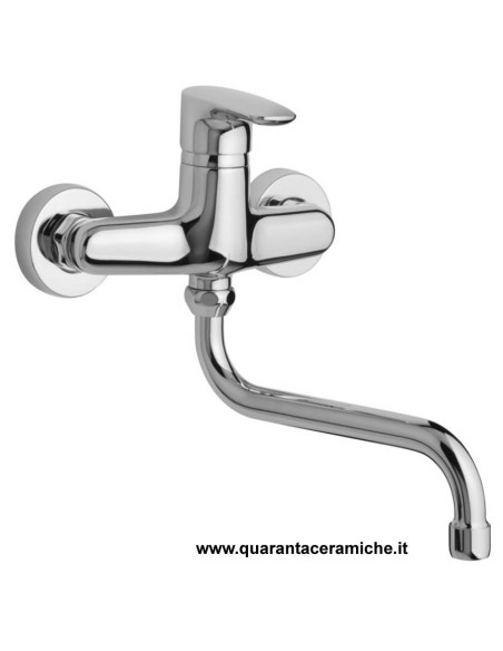 Paini Pilot Smart monocomando lavello a muro cromato