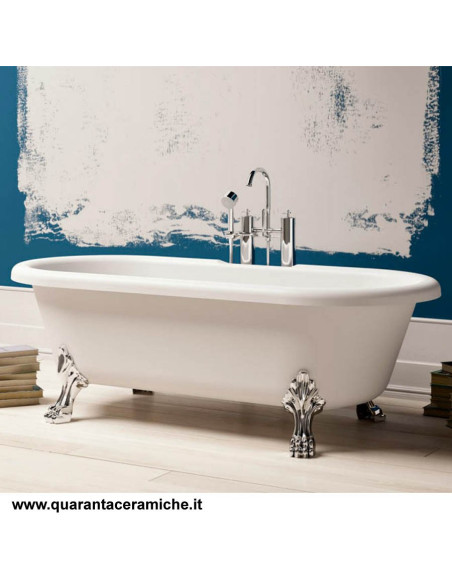 Blubleu Vasca Freestanding Bcollection Newport Bianca