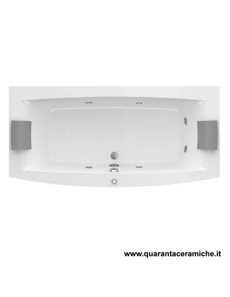 Jacuzzi Vasca idromassaggio Essential Invita 180x78/88x60H