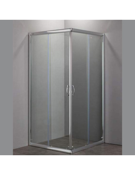 Zaffiro box doccia quadrato 100x100 cristallo trasparente 6 mm altezza 190 cm
