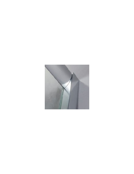Zaffiro nicchia a libro 60 cm trasparente cristallo 5 mm altezza 190 cm