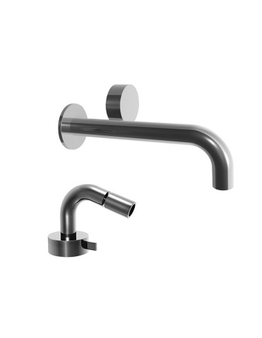 Fantini AF/21 Miscelatore lavabo da parete e bidet cromo/acciaio cartuccia progressiva