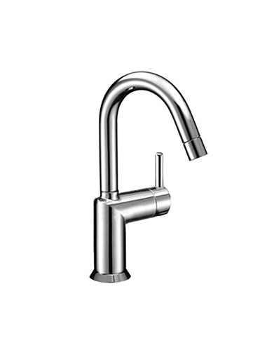 Fantini AF/21 Miscelatore lavabo monoforo cromo/acciaio con cartuccia tradizionale