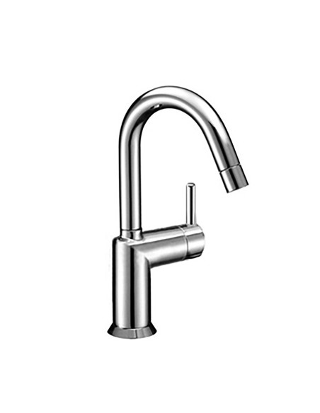 Fantini AF/21 Miscelatore lavabo monoforo cromo/acciaio con cartuccia tradizionale