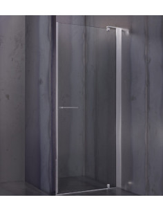 Cesana Leonardo, cabina doccia a nicchia con porta battente 77-79,5 cm