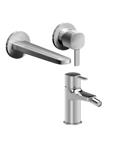 Fantini Lamè Miscelatore lavabo monoforo cromo con cartuccia tradizionale