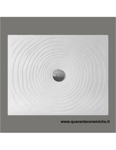 Flaminia piatto doccia water drop  in ceramica H5,5 cm 80x100