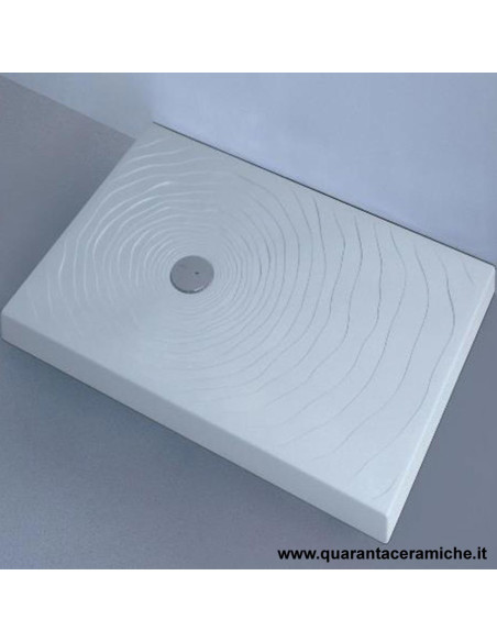 Flaminia piatto doccia water drop  in ceramica H5,5 cm 80x120
