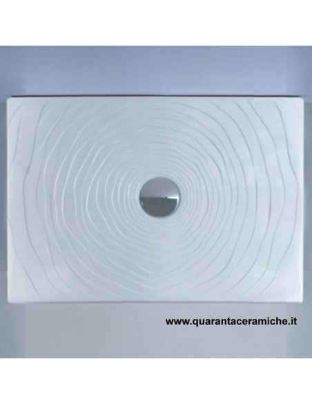 Flaminia piatto doccia water drop  in ceramica H5,5 cm 70x100