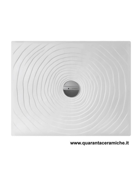 Flaminia piatto doccia water drop  in ceramica H5,5 cm 90x72