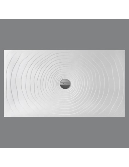 Flaminia piatto doccia water drop  in ceramica H5,5 cm