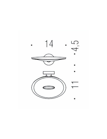 Colombo Serie Plus Porta sapone inamovibile cromo o nero