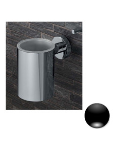 Colombo Serie Plus Porta bicchiere inamovibile cromo o nero