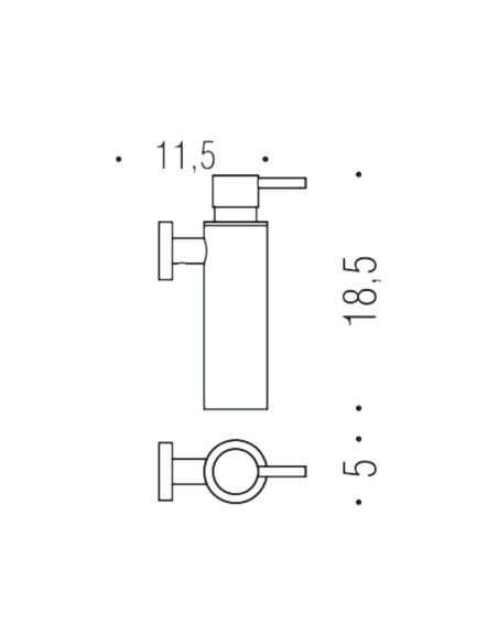 Colombo Serie Plus Spandisapone cromo o nero