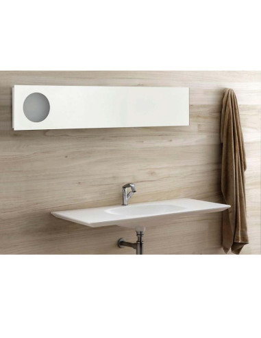 Flaminia Nudaflat 120 lavabo a consolle sospeso