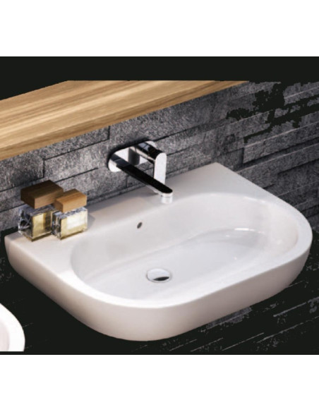 Flaminia Pass lavabo sospeso o da appoggio cm 62