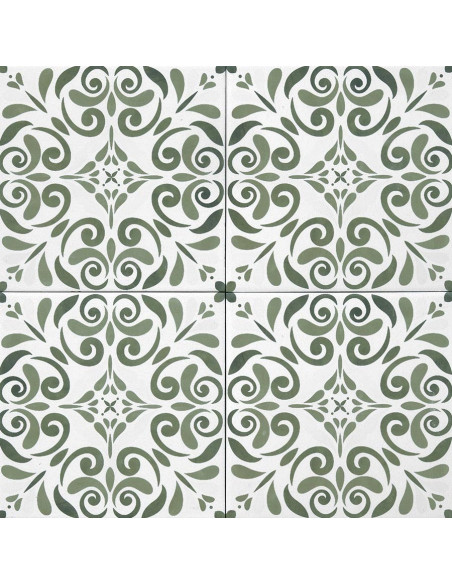 Tonalite Aquarel decoro vega verde 15x15