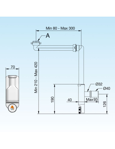 Sifone salva spazio LIRA