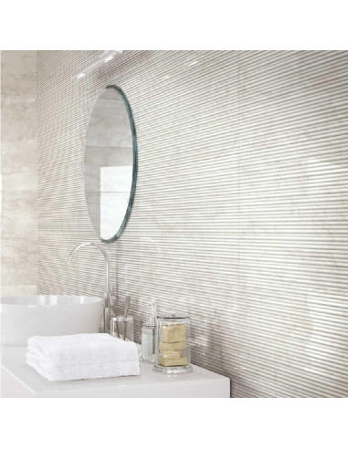 Marazzi Marbleplay Wall Calacatta Struttura Mikado 3D 30x90