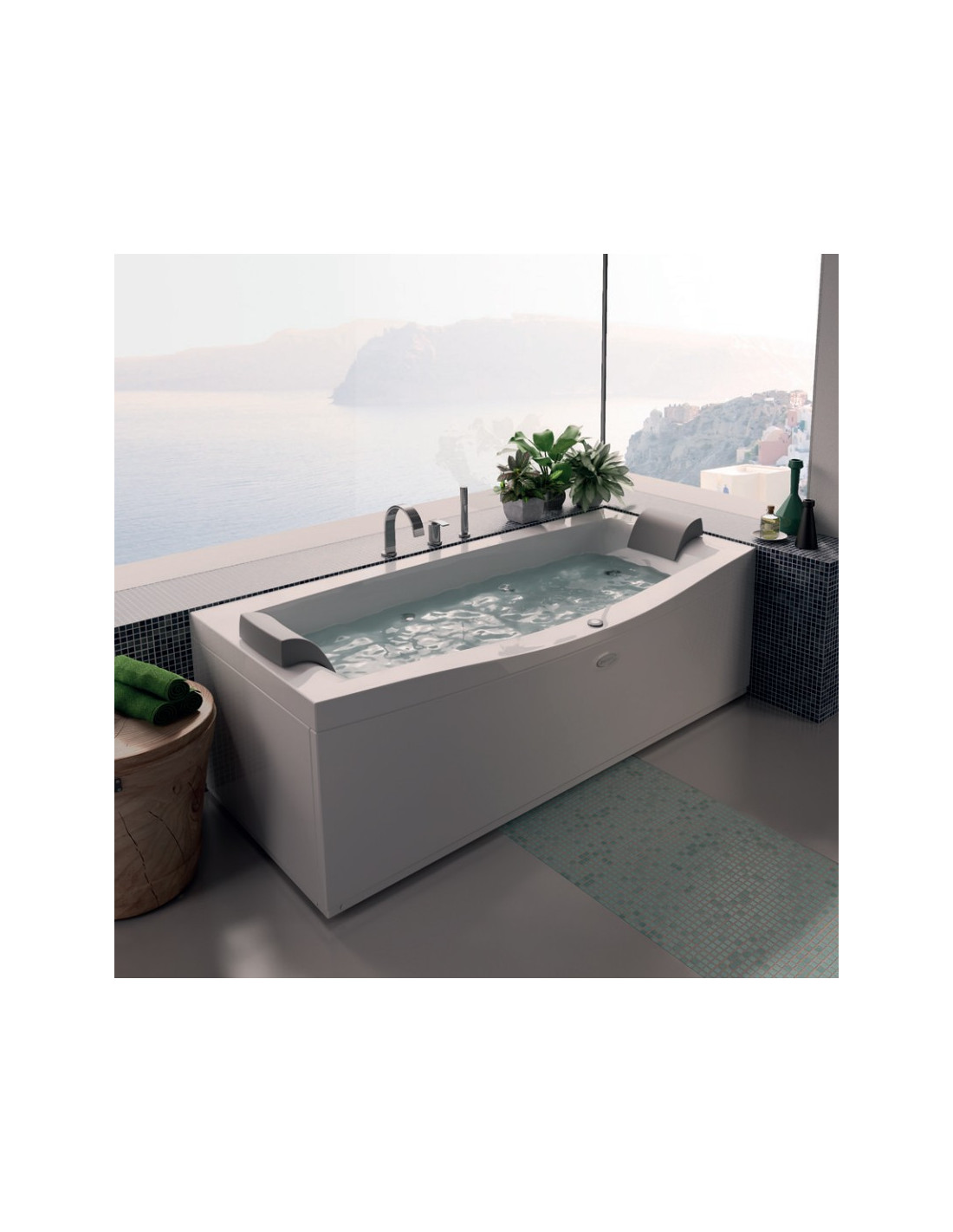 Vasca Idromassaggio Essential Invita Es020020412 Jacuzzi 180x78x60h