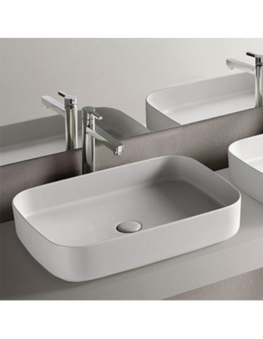 Cielo Shui Comfort lavabo da appoggio rettangolare 60x40