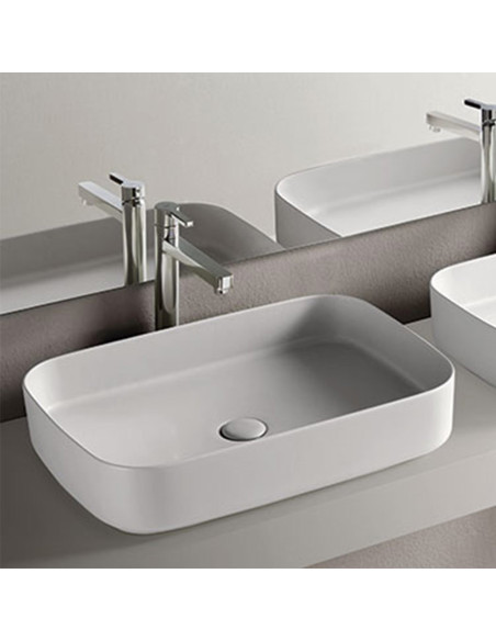 Cielo Shui Comfort lavabo da appoggio rettangolare 60x40