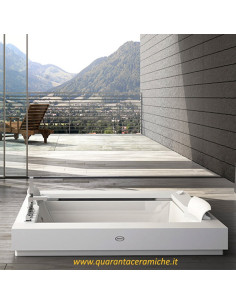 Jacuzzi Vasca idromassaggio Aura Plus Corian 185X155X66H