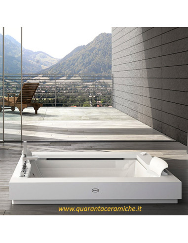 Jacuzzi Vasca idromassaggio Aura Plus Corian 185X155X66H