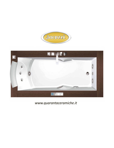 Jacuzzi Vasca idromassaggio Aura Uno Wood 180X90X66H Art. 9F43342 versione solo sinistra