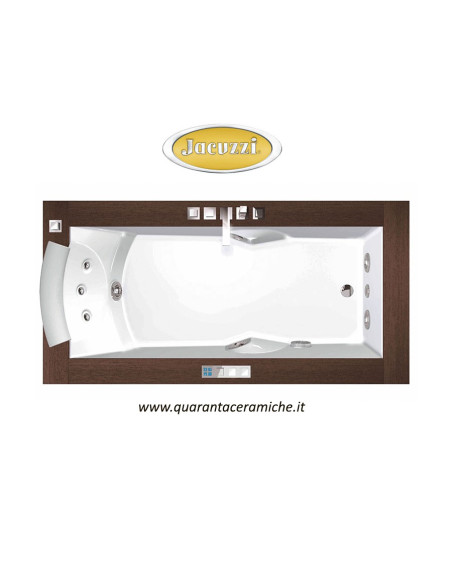 Jacuzzi Vasca idromassaggio Aura Uno Wood 180X90X66H Art. 9F43342 versione solo sinistra