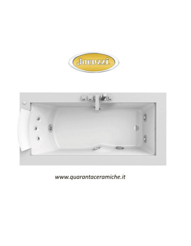 Jacuzzi Vasca idromassaggio Aura Uno Corian 185X95X66H solo versione sinistra art.9443734