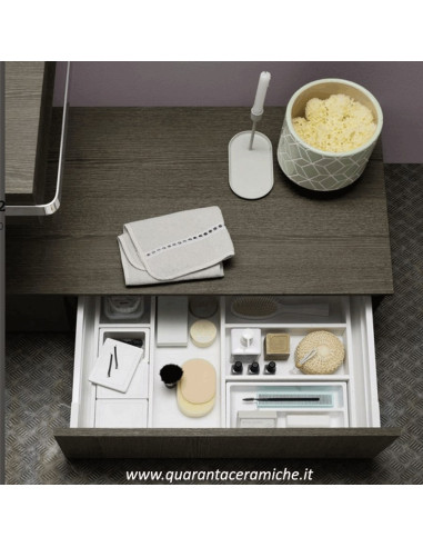 Inka mobile bagno Arbi rovere kuroi L210xP50,5 cm