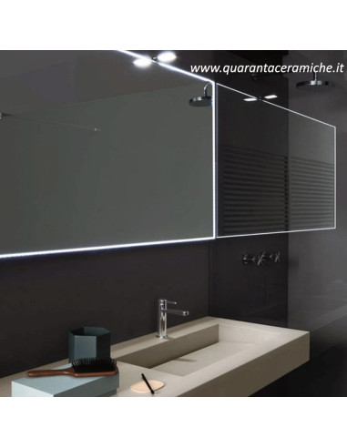 Inka mobile bagno Arbi rovere ki L244xP50,5 cm