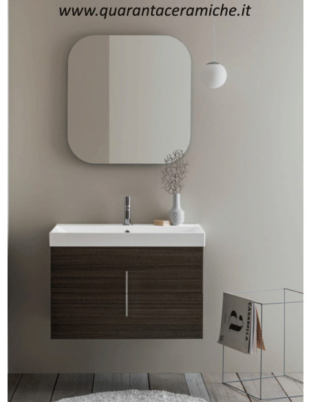 Arbi Home mobile bagno legno magma L80xP45 cm